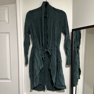 ✨Flowy “ Green” Light Over Coat Jacket